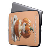 Pumpkin Spice Laptopschutzhülle (Vorderseite Links)