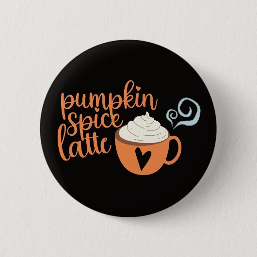 Pumpkin Spice Latte Button (Vorderseite)