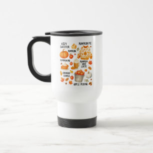 Pumpkin Spice Latte Cosy Fall Coffee Autumn Vibes Reisebecher