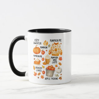 Pumpkin Spice Latte |Cosy Fall Coffee Autumn Vibes Tasse
