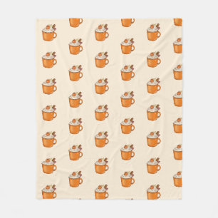 Pumpkin Spice Latte Fleecedecke