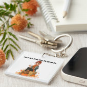 Pumpkin Spice Latte - Frau Sass Schlüsselanhänger (Vorderseite rechts)