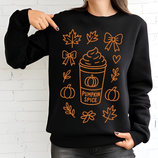 Pumpkin Spice Latte | Gemütlicher Herbst-Erntedank Sweatshirt