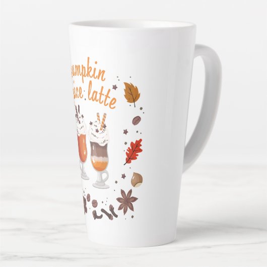 Pumpkin Spice Latte Milchtasse (Rechte Ecke)
