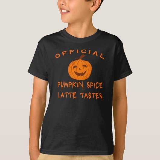 Pumpkin Spice Latte Taster Halloween T - Shirt (Vorderseite)