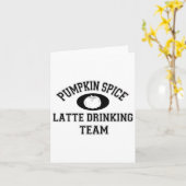 Pumpkin Spice Latte Team - Psl Lover Fall Karte (Gelbe Blume)