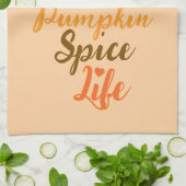 Pumpkin Spice Life Dish Tuch (Gefaltet)