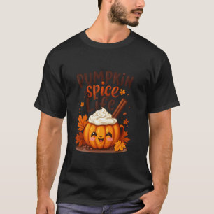 Pumpkin Spice Life Fall Kostüm Funny 2024 Hallowe T-Shirt