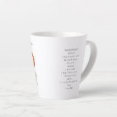 Pumpkin Spice Lover | Monogramm Latte Tasse (Rechte Ecke)
