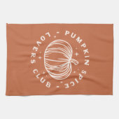 Pumpkin Spice Lovers Club Geschirrtuch (Horizontal)