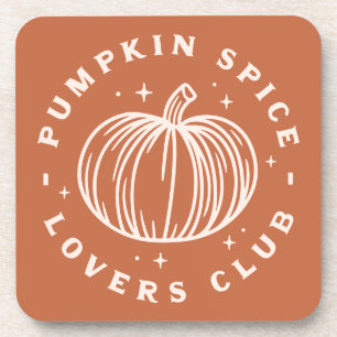 Pumpkin Spice Lovers Club Getränkeuntersetzer