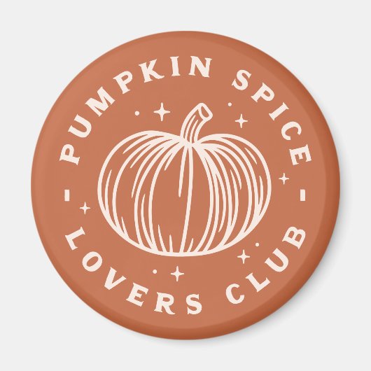 Pumpkin Spice Lovers Club Magnet (Vorne)