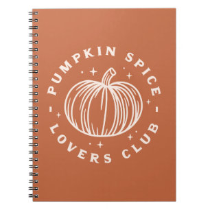 Pumpkin Spice Lovers Club Notizblock