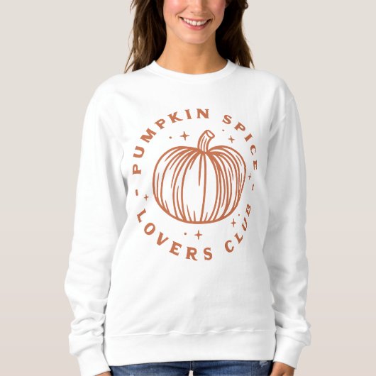 Pumpkin Spice Lovers Club Sweatshirt (Vorderseite)