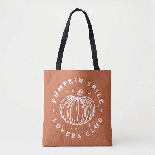 Pumpkin Spice Lovers Club Tasche (Vorderseite)