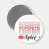 Pumpkin Spice Magnet (Vorderseite/Rückseite)