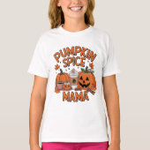 "Pumpkin Spice Mama - Cosy Fall Season Graphic" T-Shirt (Vorderseite)