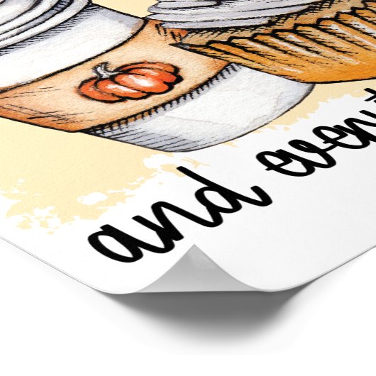 Pumpkin Spice Poster (Ecke)