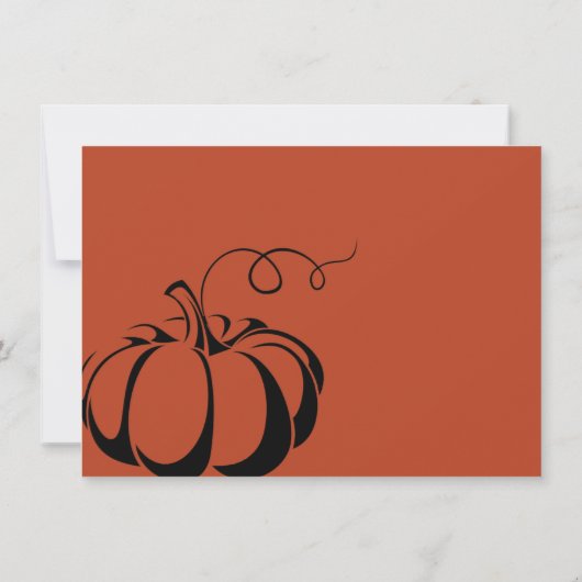 Pumpkin Spice Save The Date (Rückseite)