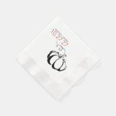 Pumpkin Spice Serviette (Ecke)