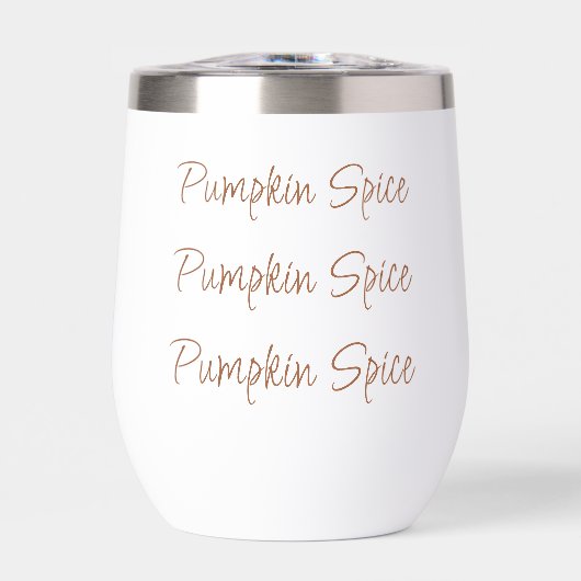 Pumpkin Spice Simple Stylish Script Typografy (Vorderseite)