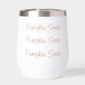 Pumpkin Spice Simple Stylish Script Typografy (Rückseite)