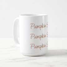 Pumpkin Spice Simple Stylish Script Typografy