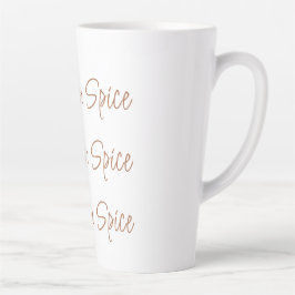 Pumpkin Spice Simple Stylish Script Typografy Milchtasse