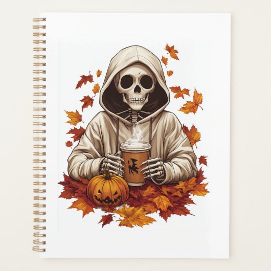 Pumpkin Spice Skeleton Planer (Vorderseite)