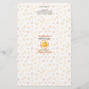 Pumpkin Spice Soap Packmaschine Leinenpapier