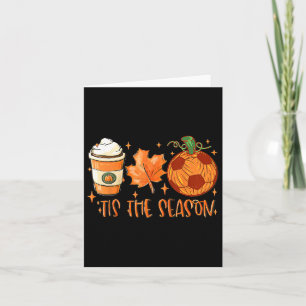 Pumpkin Spice Soccer Byll Dies ist die Jahreszeit Karte