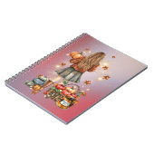 Pumpkin Spice Sparkle Notebook Notizblock (Linke Seite)
