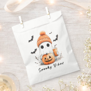 Pumpkin Spice Spooky Vibes Personalisiert Geschenktütchen
