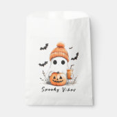 Pumpkin Spice Spooky Vibes Personalisiert Geschenktütchen (Vorderseite)
