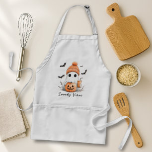 Pumpkin Spice Spooky Vibes Personalisiert Schürze