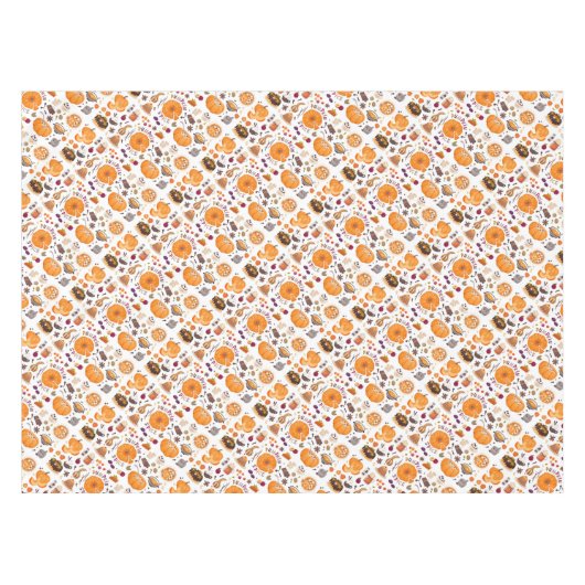 Pumpkin Spice Tischdecke (Vorderseite (Horizontal))