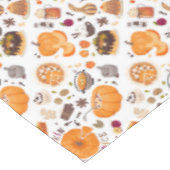 Pumpkin Spice Tischdecke (Schrägansicht)