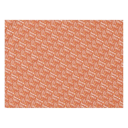 Pumpkin Spice Tischdecke (Vorderseite (Horizontal))