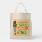 Pumpkin Spice Tote Bag Tragetasche (Rückseite)