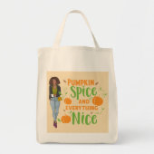 Pumpkin Spice Tote Bag Tragetasche (Vorne)