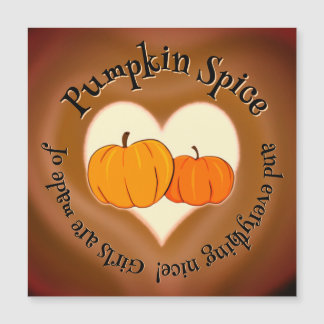 Pumpkin Spice (und alles Gute) Magnetkarte