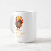 Pumpkin Spice Veteran Thanksgiving Kaffeetasse (Vorderseite Links)