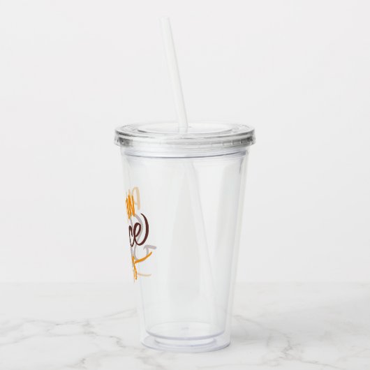 Pumpkin Spice Vibes Acryltrinkbecher (Links)