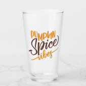 Pumpkin Spice Vibes Glas (Vorderseite)