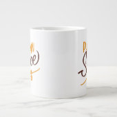Pumpkin Spice Vibes Jumbo-Tasse (Vorderseite)