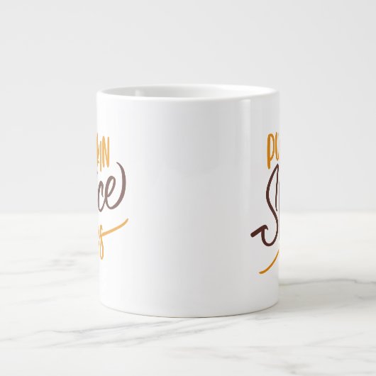 Pumpkin Spice Vibes Jumbo-Tasse (Vorderseite)
