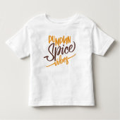 Pumpkin Spice Vibes Kleinkind T-shirt (Vorderseite)