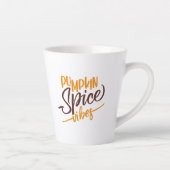 Pumpkin Spice Vibes Milchtasse (Rechts)