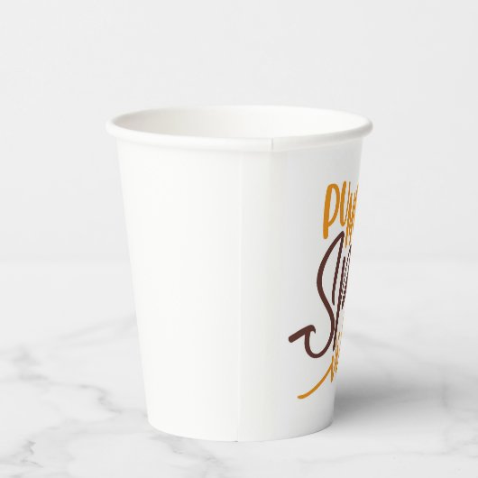 Pumpkin Spice Vibes Pappbecher (Rechts)