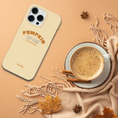 Pumpkin Spice Vibes Personalize Name Phone Case iPhone 15 Hülle